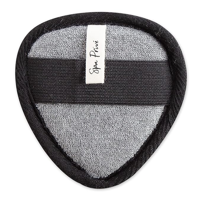 Urbana Spa Prive Men's Bamboo Charcoal Collection, Face Pad,Grey,6338-BrightBean Baby