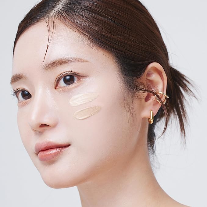 MIZON Vegan Collagen Cushion (15g/ 0.52 oz x 2 ea) Healthy and glowing look, Medium coverage compact with SPF38 PA++ Protection, Skincare and makeup INCLUDES REFILL (#21 Light Beige)-BrightBean Baby