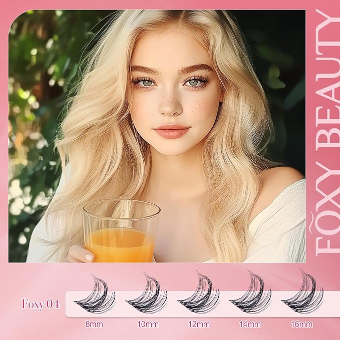 Lash Clusters - Lash Clusters Kit Mix Manga Lases 360pcs Eyelash Clusters Spiky Lases Clusters DIY at Home No Glue Included-BrightBean Baby