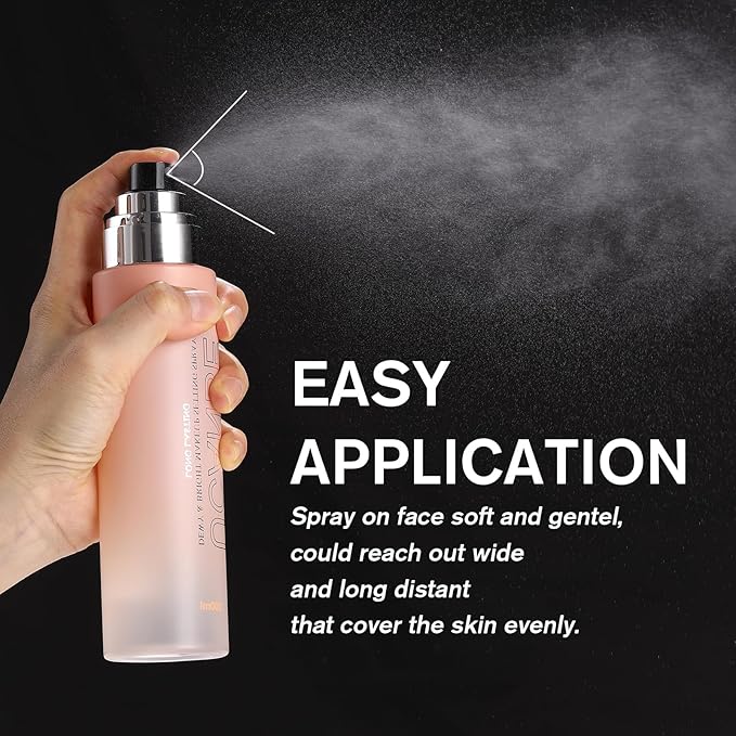 UCANBE Dewy Makeup Setting Spray, Moisturizing Finishing Spray Long Lasting Face Mist, Lightweight Hydrate Make Up Spray for Natural Glow, 7 Fl Oz Large Size-BrightBean Baby