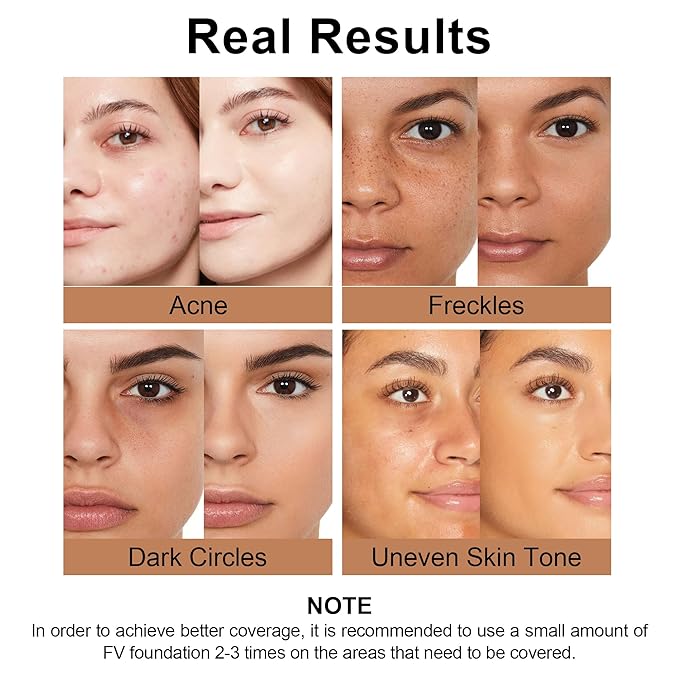 FV 2 Pack Hydrating Liquid Foundation Makeup, Waterproof & Lightweight, Natural Finish with Medium Coverage, Ideal for Dry and Normal Skin (Nourishing Classic Ivory)-BrightBean Baby