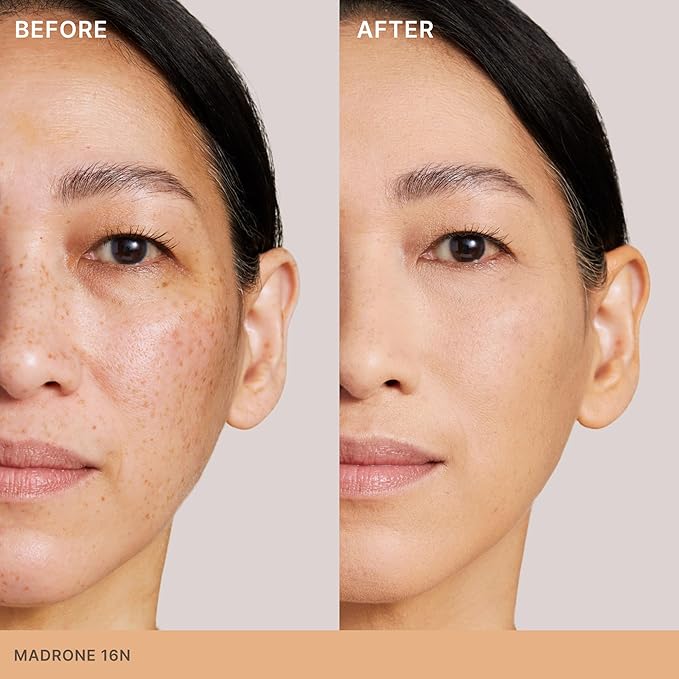 ILIA - Skin Rewind Complexion Stick - Foundation + Concealer + Skincare | Non-Toxic, Vegan, Cruelty-Free, Clean Makeup (16N - Madrone, 0.35 oz | 10 g)-BrightBean Baby