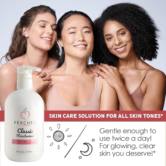 Hydrating Vegan Moisturizer with Vitamin E, Gotu Kola, and Pineapple – Age-Defying Face Cream for All Skin Types – Classic Moisturizer (16 oz)-BrightBean Baby