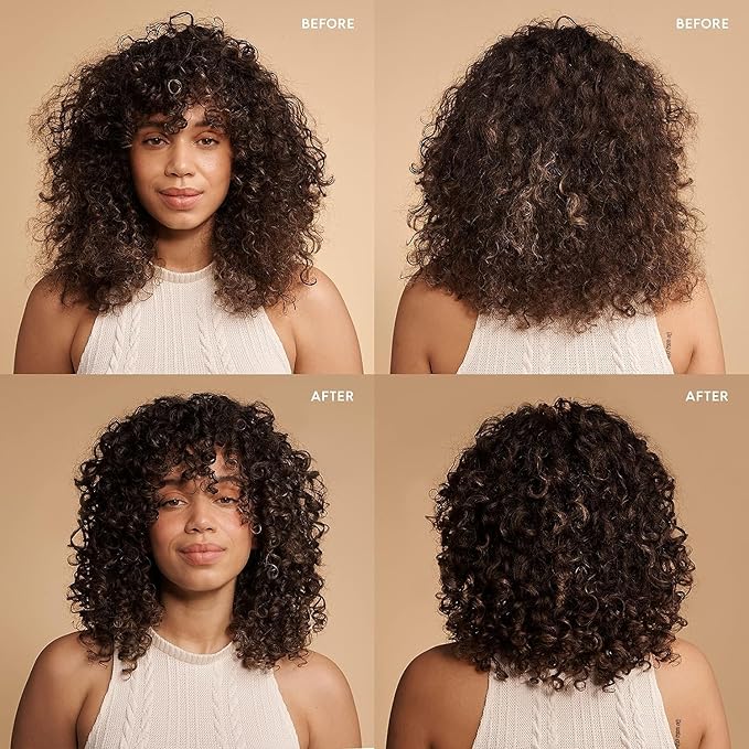 SEEN Curly On The Go Kit -Scented - Non-Comedogenic & Safe for Sensitive Skin - Sulfate-Free, Curl-Defining Styling Hair Bundle - Anti Frizz - Heat Protectant-BrightBean Baby