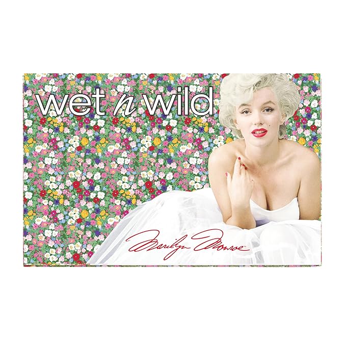 wet n wild Marilyn Monroe Collection PR Box - Makeup Set with Versatile Brushes, Buildable & Blendable Palettes, Vibrant Colors, & Lip Glosses for Unique Looks, Cruelty-Free & Vegan-BrightBean Baby