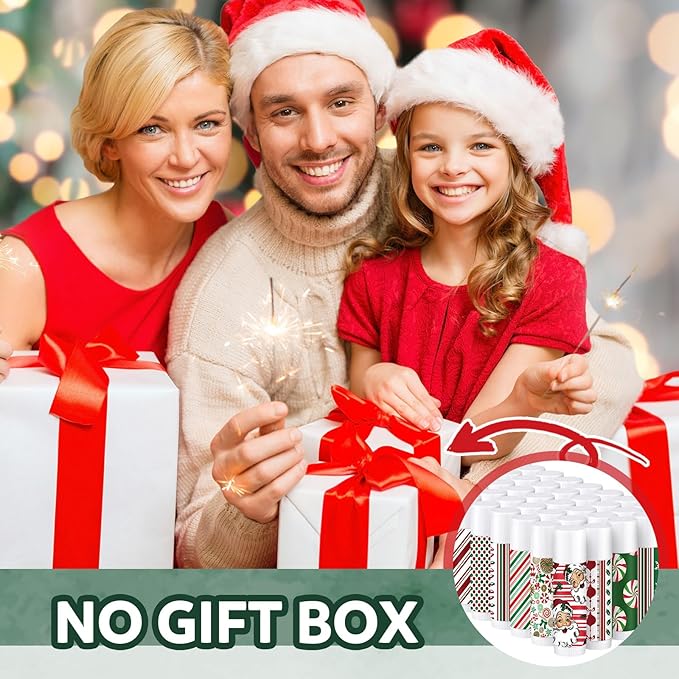 50 Pcs Lip Balm in Bulk Gift Set Moisturizing Lip Moisturizer Candy Themed Baby Shower Favors Candy Themed Gifts with Assorted Fruit Flavors for Women Men Dry Chapped Lips Christmas Gifts-BrightBean Baby