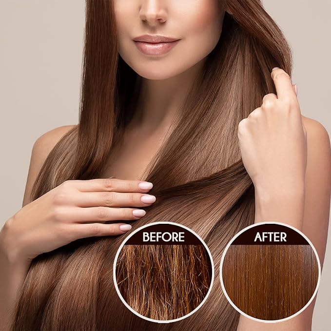 Pure Phyto Keratin Serum, Nourishing and Reviving Damaged Hair and Scalp, Natural, Vegan Phyto Hair Products, Thicker and Healthier Hair in 90 Days, All Hair Types-BrightBean Baby
