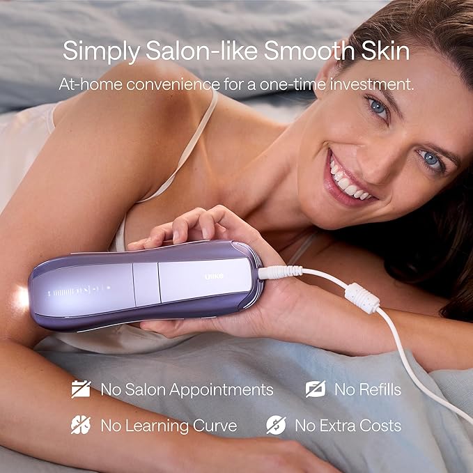 Ulike Laser Hair Removal Device Air 10 Ipl Gift for Women and Men, Ice Cool and Permanent Hair Reduction for Nearly Painless, Dual Lights, Skin Sensor & USHR Mode Hair Removal in 10mins from Home-BrightBean Baby