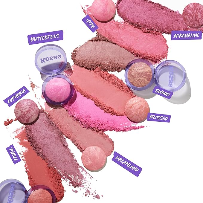 Kosas Blush is Life – Talc-Free Dimensional Blush Baked with Squalane & Hyaluronic Acid – Long Wear - Hype-BrightBean Baby
