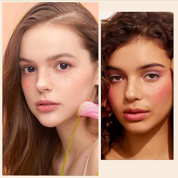 Freckle Cushion Natural Like Freckle Makeup Fake Freckles Pen Waterproof Long Lasting Quick Dry, Get Sun-kissed Stars Makeup Freckle in One Press, Fresh Brown, 15g-BrightBean Baby