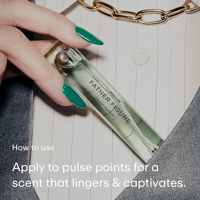 PHLUR Father Figure Eau de Parfum - Travel Size Perfume Fragrance - Green Fresh Fig Perfume with Iris, Jasmine, Patchouli, Sandalwood & Vanilla (9.5mL)-BrightBean Baby