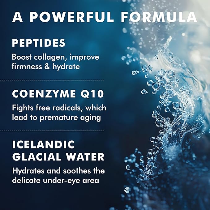skyn ICELAND Hydro Cool Firming Under Eye Patches, Instant Cooling for Puffy, Tired Eyes with Peptides and Coenzyme Q10, 10 Minute Treatment, Vegan, All Skin Types, 4 Pairs-BrightBean Baby