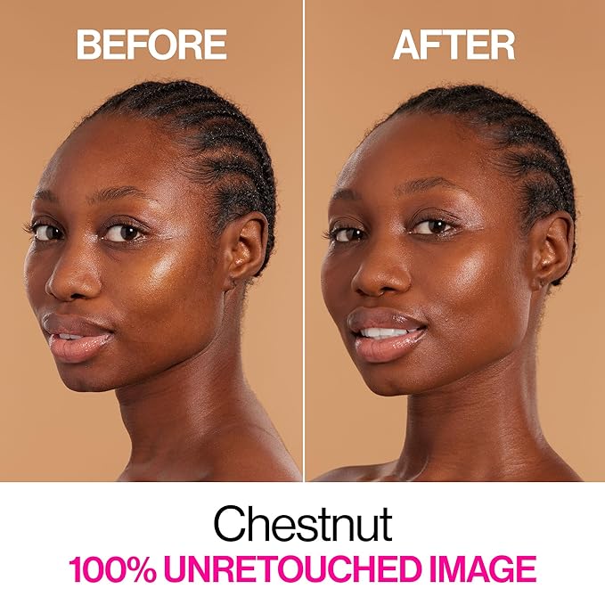 wet n wild Bare Focus Skin Tint, 5% Niacinamide Enriched, Buildable Sheer Lightweight Coverage, Natural Radiant Finish, Hyaluronic & Vitamin Hydration Boost, Cruelty-Free & Vegan - Chestnut-BrightBean Baby
