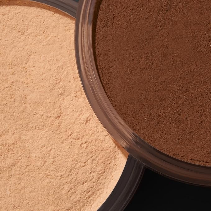 COVER FX Perfect Setting Powder - Shade Deep - Loose Makeup Finishing Powder - Mattify Skin and Lock in Makeup - Blurs Fine Lines - Full Size-BrightBean Baby