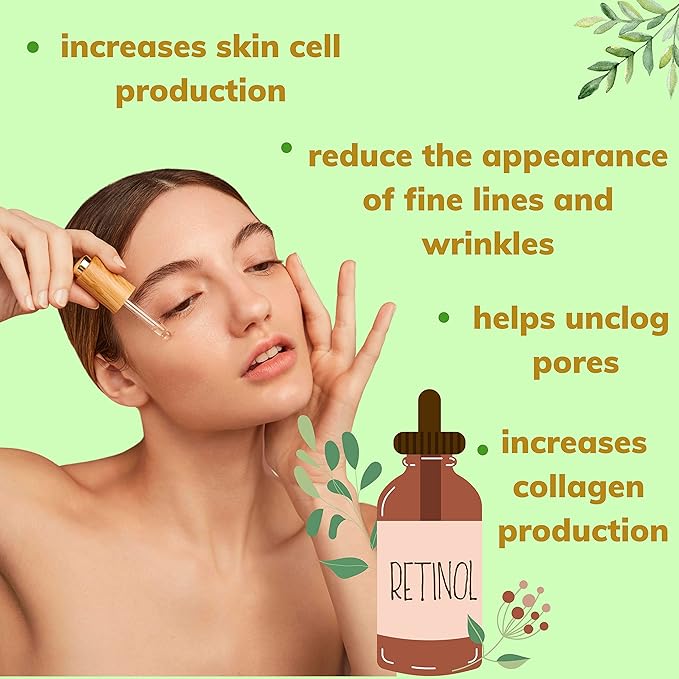 Retinol Cream for Face with Avocado Oil - Natural Moisturizer Face Cream, Smooth Skin Formula - 1.6 fl. Oz-BrightBean Baby