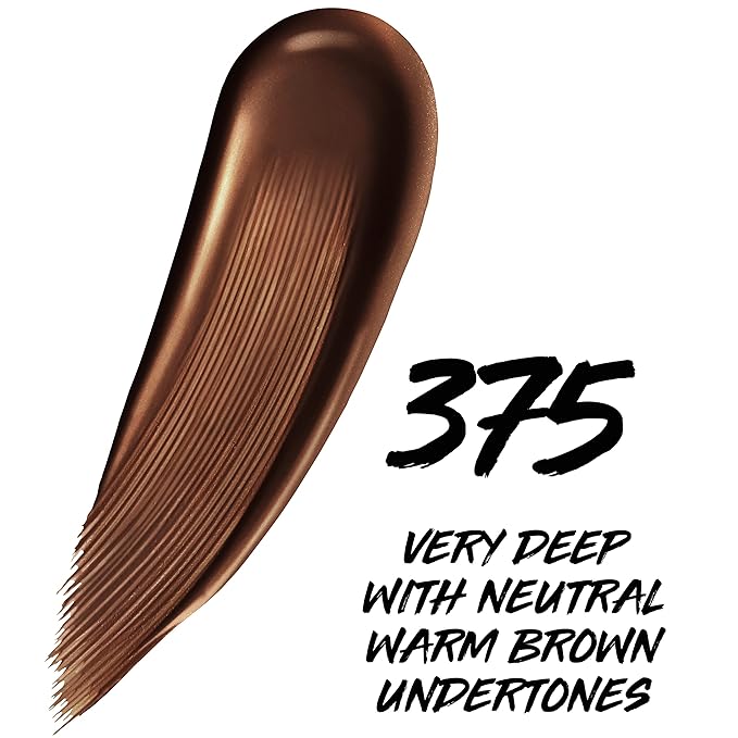 Maybelline Super Stay Up to 24HR Skin Tint, Radiant Light-to-Medium Coverage Foundation, Makeup Infused With Vitamin C, 375, 1 Count-BrightBean Baby