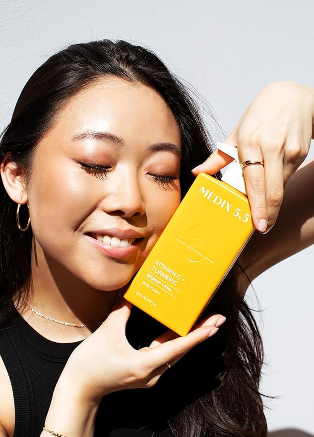 Medix 5.5 Vitamin C Cream Face Lotion & Body Lotion Moisturizer | Anti Aging Skin Care Firming & Brightening Cream Diminishes The Look Of Uneven Skin Tone, Age Spots, & Sun Damaged Dry Skin, (2-Pack)-BrightBean Baby