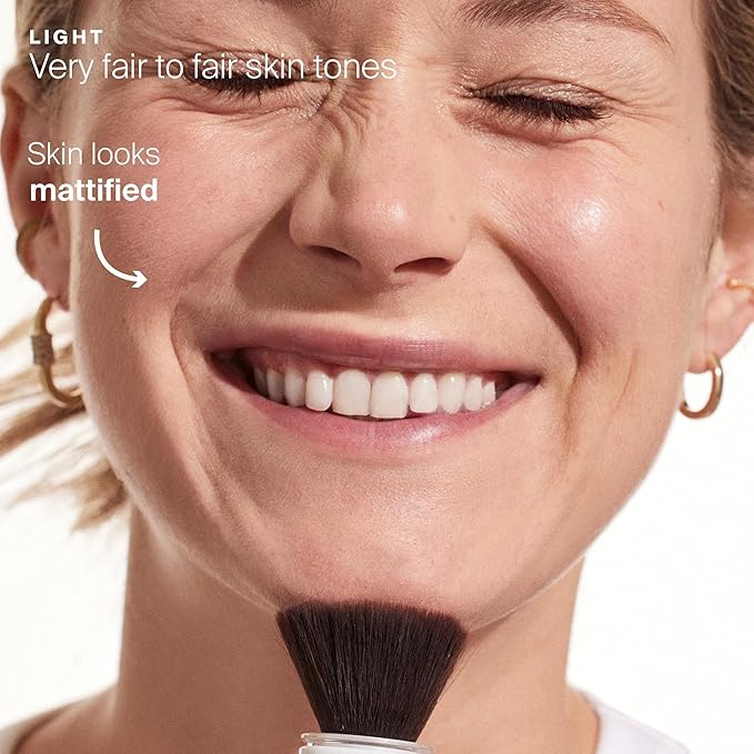 Supergoop! (Re) setting Mineral Powder, Light - 0.15 oz - Makeup Setting Powder + Broad Spectrum SPF 35 PA+++ Sunscreen - With Ceramides, Olive Glycerides & Coated Silica Spheres-BrightBean Baby