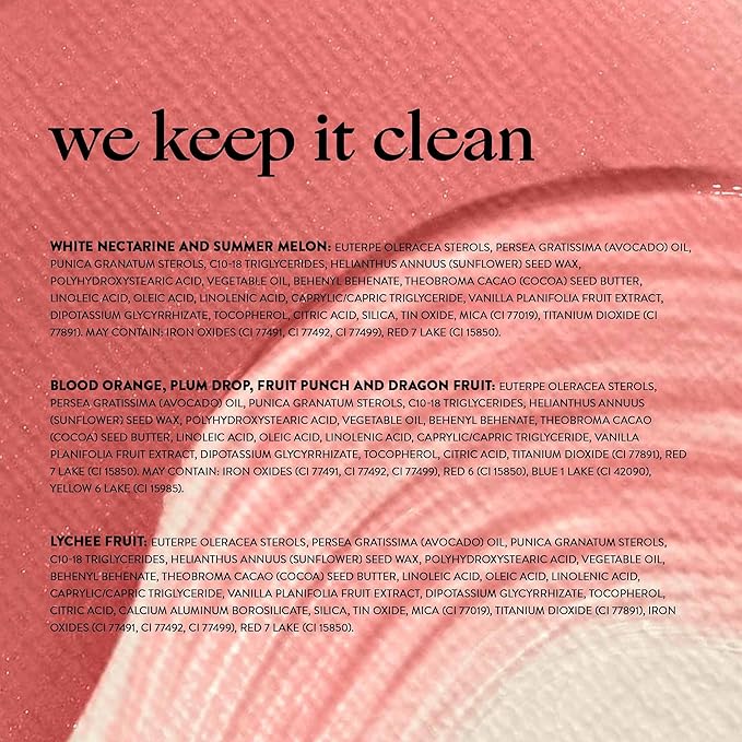 Honest Beauty Tinted Lip Balm | Antioxidant-rich Acai Extracts + Avocado Oil | EWG Certified, Vegan, Cruelty Free | White Nectarine-BrightBean Baby