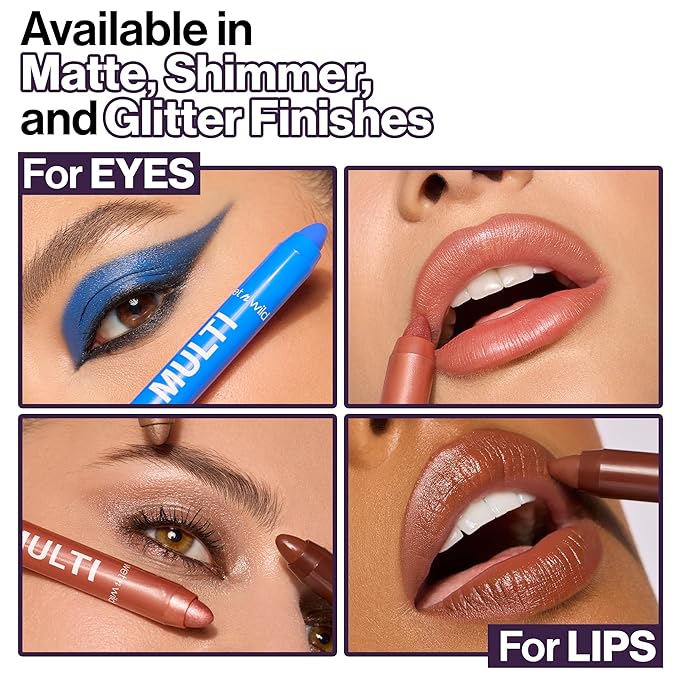 wet n wild Color Icon Cream Eyeliner Eyeshadow Multi-Stick, Moisturizing, Nourishing Velvety Cream-to-Powder Buildable & Blendable Formula, Cruelty-Free & Vegan - Royal Scam-BrightBean Baby