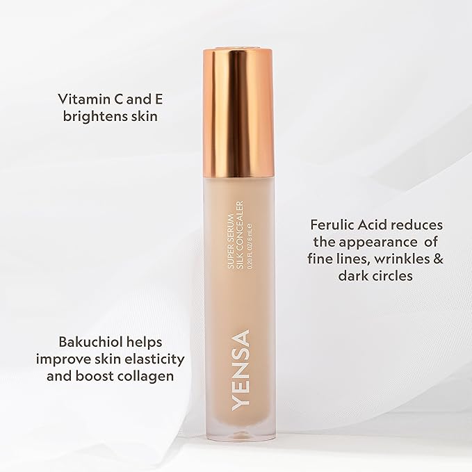 YENSA Super Serum Silk Concealer - .20 fl oz (Deep 3)-BrightBean Baby