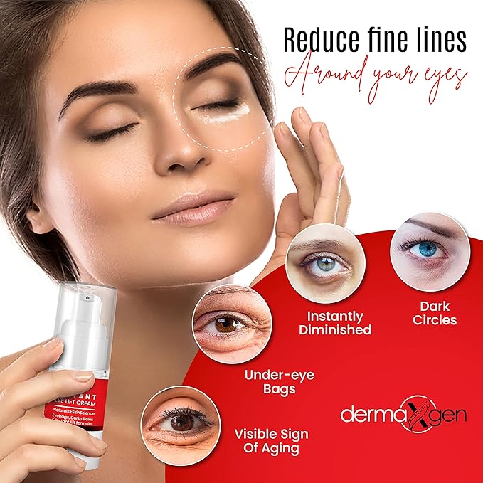 Rapid Reduction Eye Cream - Eye Cream Anti Aging Treatment for Dark Circles - Instant Under Eye Cream - Advanced Peptide Skin Tightening Formula - Instantly Removes Puffiness Wrinkles 20ml-BrightBean Baby