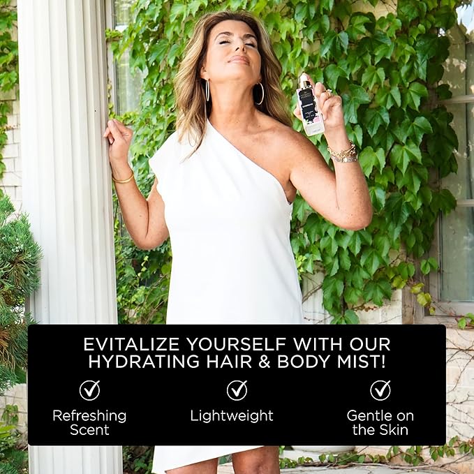 Goddess Hair & Body Mist (6 Oz) – Alluring Perfume for Women for Hair and Skin with Bergamot, Jasmine, Musk, Amber and Oud Scent – Luxury Hair Perfume for Women & Body Spray-BrightBean Baby