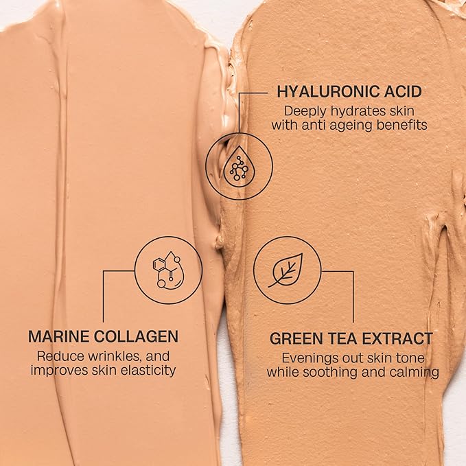 BALI BODY BB Cream SPF15 - Natural Shade | Tinted Sheer Face Cream with Hyaluronic Acid & Marine Collagen | Paraben Free, For All Skin Types | Vegan, Cruelty Free Australian Made (35 ml/1.2 fl oz)-BrightBean Baby