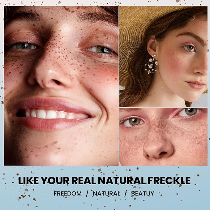 2-in-1 Dual Ended Microblading Freckle Pen & Freckle Stamp,Waterproof Freckle Stamp & Precise 15°Tip for Natural Lifelike Freckle Makeup,Perfect Make up,Last 24Hrs.-BrightBean Baby