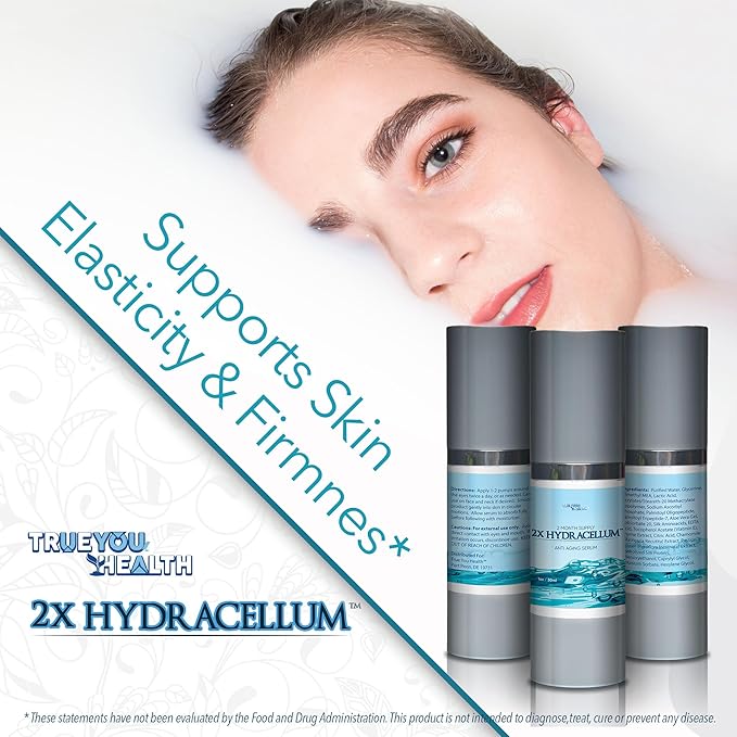 2x Hydracellum Serum - Hydrating Anti Aging Eye Serum - 2 Month Supply - Infused Vitamin C Serum with Alpha Hydroxy Acid to Improve Wrinkles, Dark Circles, & Eye Bags - Nourish, Exfoliate, Moisturize-BrightBean Baby