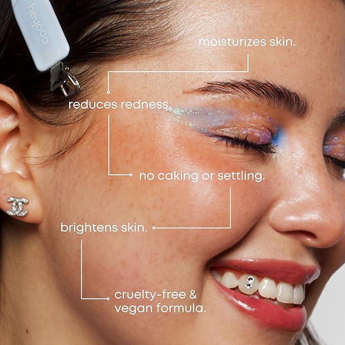 Natural Glow Foundation - Light to Medium Coverage Cushion Foundation Makeup with Hyaluronic Acid & Tea Tree Extract - Vegan & Cruelty-Free Cream Foundation - K Beauty - 15g/0.52oz - Mahogany-BrightBean Baby