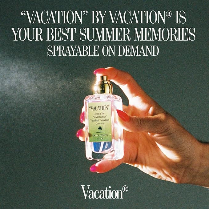 "VACATION" by Vacation Sunscreen Eau de Toilette, Beach Coconut Perfume for Women & Men, Scent of Sunscreen & Summer, Travel Size, 1 Fl. Oz.-BrightBean Baby
