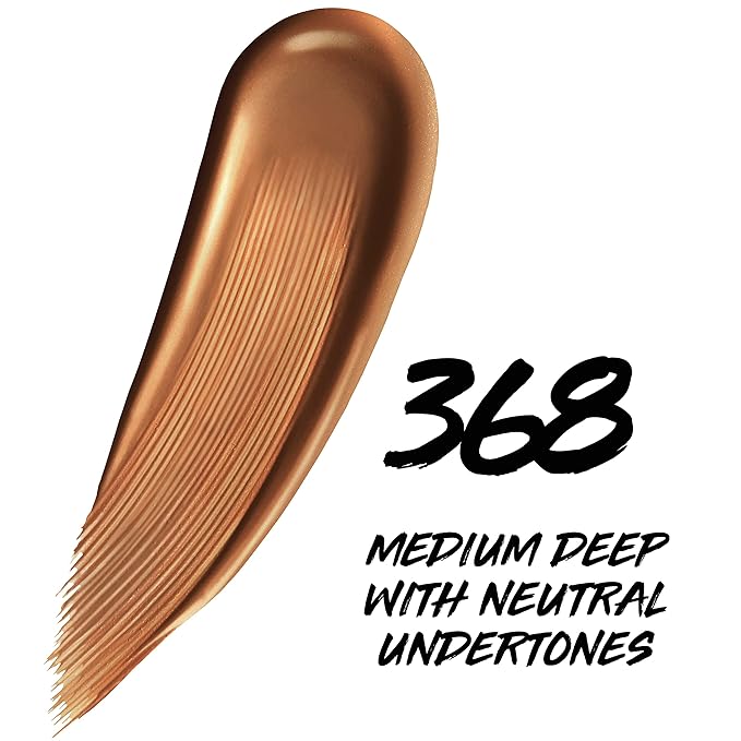 Maybelline Super Stay Up to 24HR Skin Tint, Radiant Light-to-Medium Coverage Foundation, Makeup Infused With Vitamin C, 368, 1 Count-BrightBean Baby