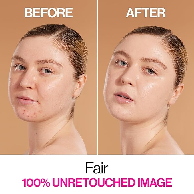 wet n wild Bare Focus Skin Tint, 5% Niacinamide Enriched, Buildable Sheer Lightweight Coverage, Natural Radiant Finish, Hyaluronic & Vitamin Hydration Boost, Cruelty-Free & Vegan - Fair-BrightBean Baby
