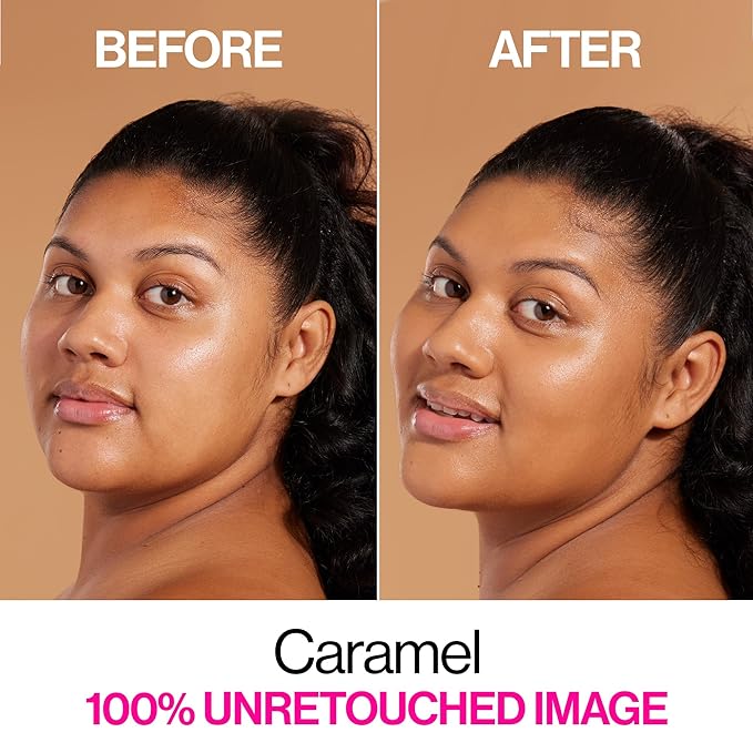 wet n wild Bare Focus Skin Tint, 5% Niacinamide Enriched, Buildable Sheer Lightweight Coverage, Natural Radiant Finish, Hyaluronic & Vitamin Hydration Boost, Cruelty-Free & Vegan - Caramel-BrightBean Baby