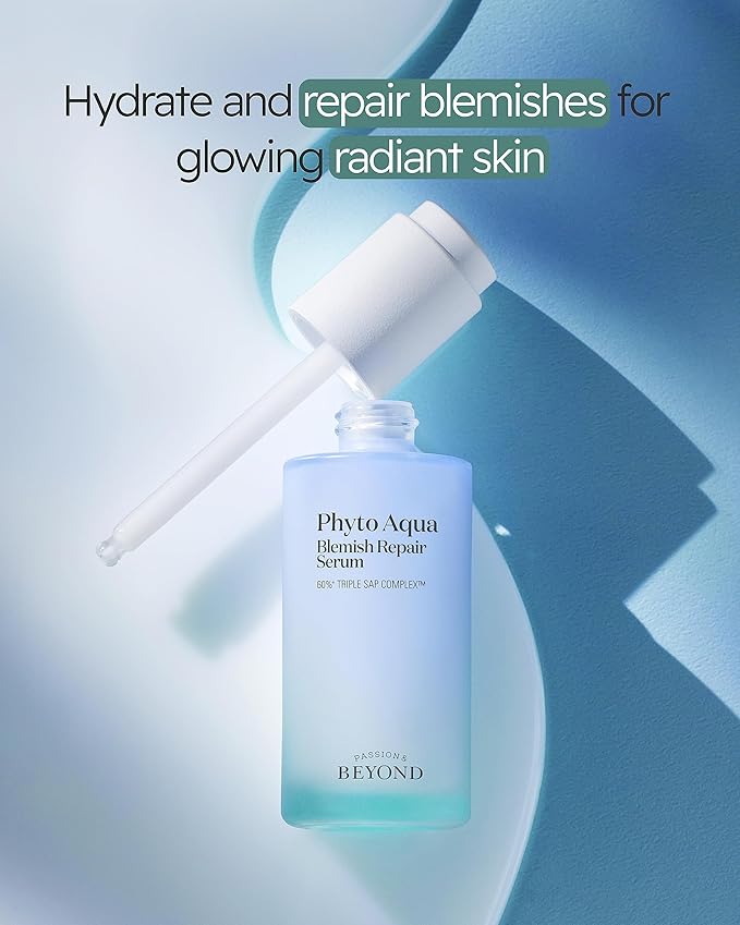 BEYOND Phyto Aqua Repair Face Serum (1.4fl oz) - Vegan Formula Korean Skin Care for Clear & Moisturized Skin, Hyaluronic Acid, Niacinamide-BrightBean Baby
