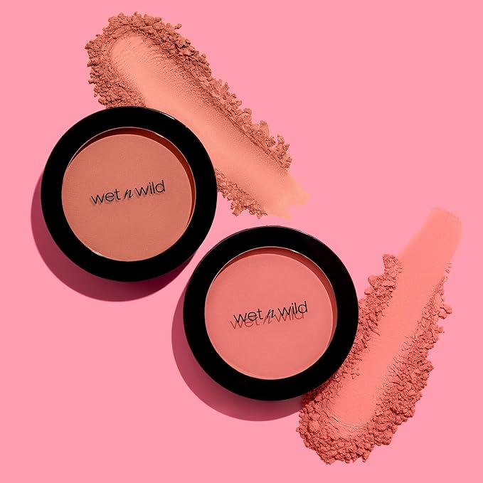 wet n wild Color Icon Blush, Effortless Glow & Seamless Blend infused with Luxuriously Smooth Jojoba Oil, Sheer Finish with a Matte Natural Glow, Cruelty-Free & Vegan - Nudist Society(Packaged)-BrightBean Baby
