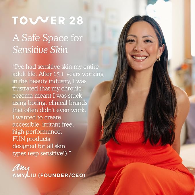Tower 28 MakeWaves Mascara - Volumizing and Lash Lengthening Water-Resistant Mascara - No Clumping or Flaking - for Sensitive Eyes – Drift Brown-BrightBean Baby