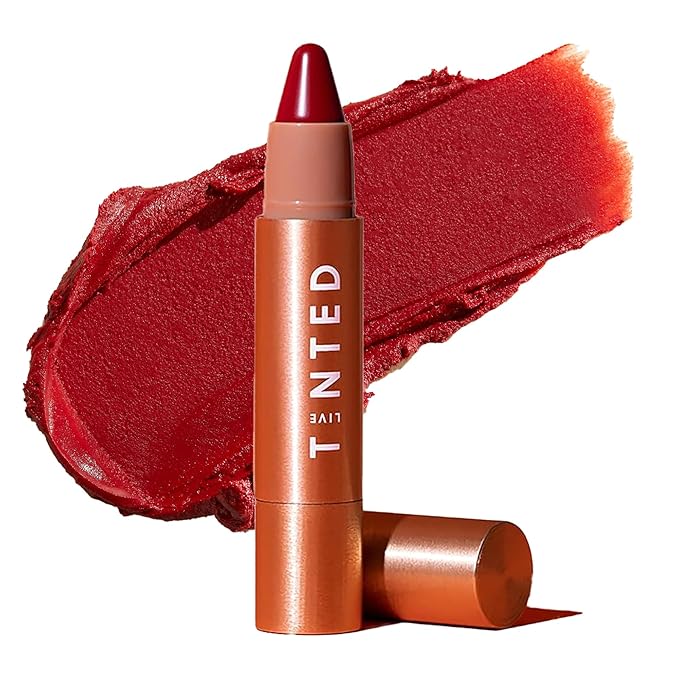Live Tinted Huestick: All-over Color Corrector Multistick for Brighter, Balanced Skin, Works on Lips, Cheeks, And Eyes, Vitamins C+E Soothes, Heals & Nourishes Damaged Skin - Origin 3g / 0.1oz-BrightBean Baby
