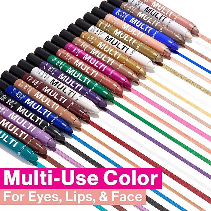 wet n wild Color Icon Cream Eyeliner Eyeshadow Multi-Stick, Moisturizing, Nourishing Velvety Cream-to-Powder Buildable & Blendable Formula, Cruelty-Free & Vegan - Born To Flirt