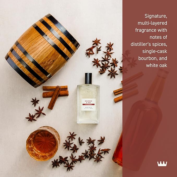 Cremo Cologne for Men - Bourbon & Oak Mens Cologne Spray - A Sophisticated Blend of Distiller’s Spice, Fine Bourbon and White Oak, Fragrances For Men, 3.4 Fl Oz-BrightBean Baby