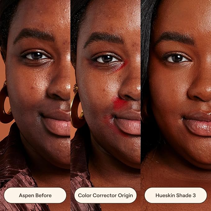 Live Tinted Huestick: All-over Color Corrector Multistick for Brighter, Balanced Skin, Works on Lips, Cheeks, And Eyes, Vitamins C+E Soothes, Heals & Nourishes Damaged Skin - Origin 3g / 0.1oz-BrightBean Baby