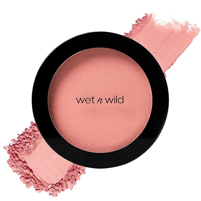 wet n wild Color Icon Blush, Effortless Glow & Seamless Blend infused with Luxuriously Smooth Jojoba Oil, Sheer Finish with a Matte Natural Glow, Cruelty-Free & Vegan - Nudist Society(Packaged)-BrightBean Baby