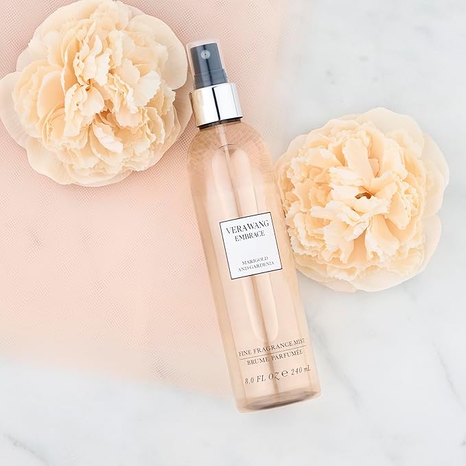 Vera Wang Embrace Merigold and Gardenia Body Mist 8.4 fl oz (Pack of 1), Notes of Melon, Gardenia, and Marigold, Women's Fragrance, Long Lasting, Everyday Fragrance-BrightBean Baby