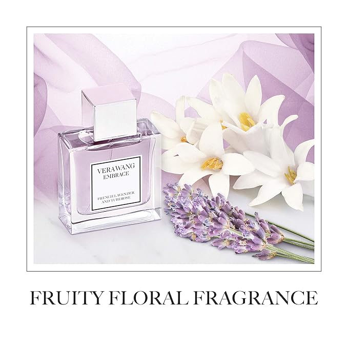 Vera Wang Embrace Eau De Toilette Spray for Women, French Lavender & Tuberose, 1 Fl Oz-BrightBean Baby
