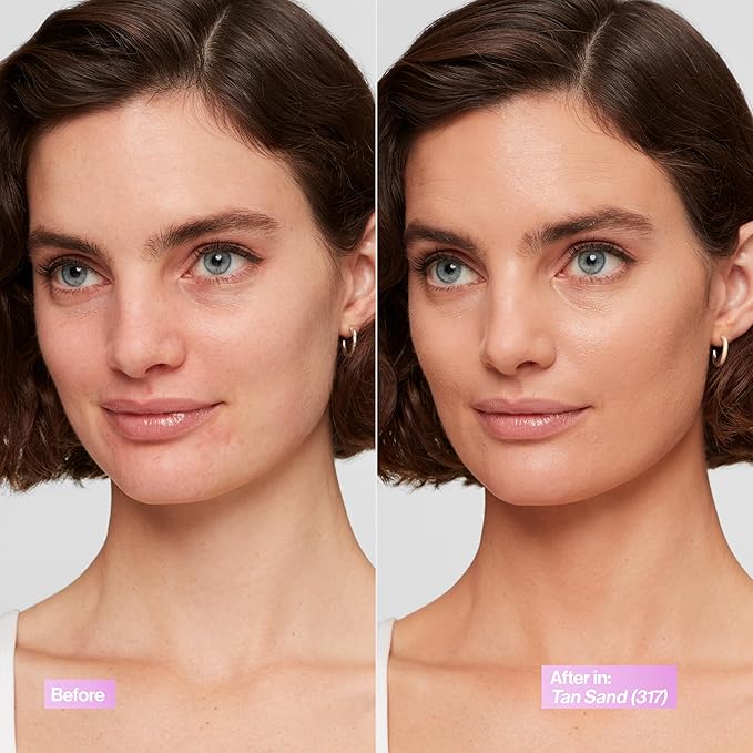 Revlon Illuminance Tinted Serum, Triple Hyaluronic Acid, Evens Out Skin Tone Over Time and Hydrates All Day, SPF 15, 317 Tan Sand, 0.94 fl oz.-BrightBean Baby