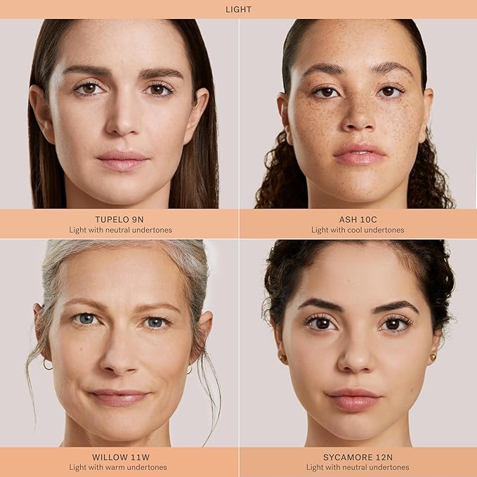 ILIA - Skin Rewind Complexion Stick - Foundation + Concealer + Skincare | Non-Toxic, Vegan, Cruelty-Free, Clean Makeup (11W - Willow, 0.35 oz | 10 g)-BrightBean Baby