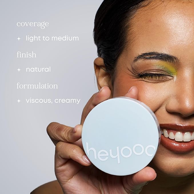 Natural Glow Foundation - Light to Medium Coverage Cushion Foundation Makeup with Hyaluronic Acid & Tea Tree Extract - Vegan & Cruelty-Free Cream Foundation - K Beauty - 15g/0.52oz - Praline-BrightBean Baby