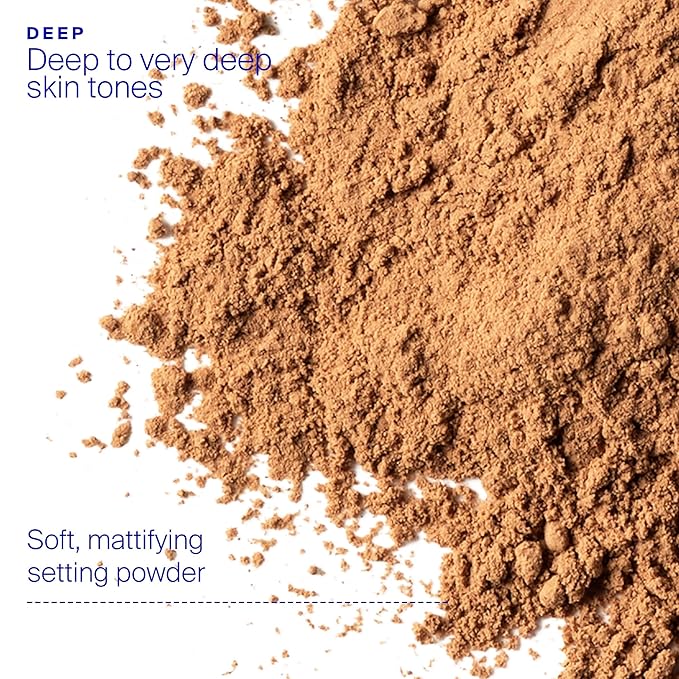 Supergoop! (Re) setting Mineral Powder, Deep - 0.15 oz - Makeup Setting Powder + Broad Spectrum SPF 35 PA+++ Sunscreen - With Ceramides, Olive Glycerides & Coated Silica Spheres-BrightBean Baby
