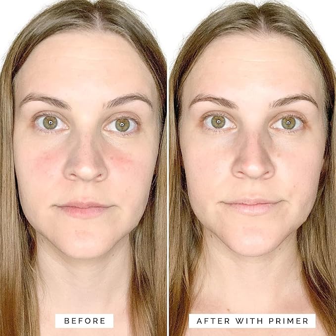 Elizabeth Mott Thank Me Later Color Correcting Face Primer - Niacinamide and Cica Soothes and Neutralizes Uneven Skin Tone and Facial Redness - Grips Makeup for Long-Lasting Wear - Cruelty-Free, 30g-BrightBean Baby